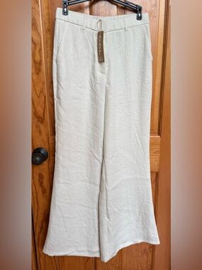 OGL EUROPEAN LINEN MID RISE PANTS NWT